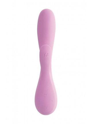 Нереалистичный вибратор Satisfyer Mono Flex, Силикон, Розовый, 20,4 см 