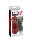 Мастурбатор вагина и анус PDX Plus Perfect Pussy Double Stroker Brown Pipedream, длина 14.20 см, диаметр 7.60 см