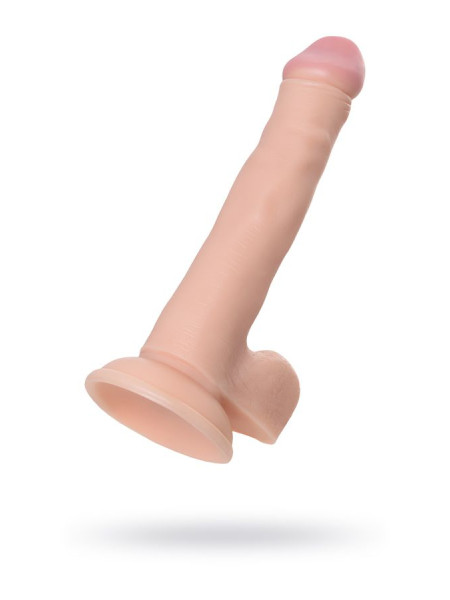 Реалистичный фаллоимитатор RealStick Nude, PVC, телесный, 22,5 см