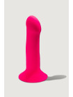 Дилдо на присоске с двойной плотностью ADRIEN LASTIC DILDO HITSENS DUAL DENSITY S02 PINK Adrien Lastic , длина 16.70 см, диаметр 4.00 см 