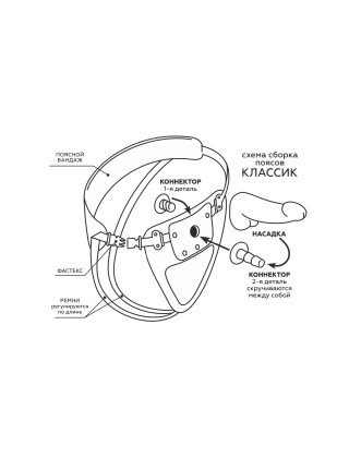 С этим товаром покупают: Насадка на "Harness" UNICOCK 10d Размер : длина 25см. толщина 6.7 см.