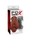 Мастурбатор вагина и анус PDX Plus Pick Your Pleasure Stroker Brown Pipedream, длина 16.50 см, диаметр 7.60 см