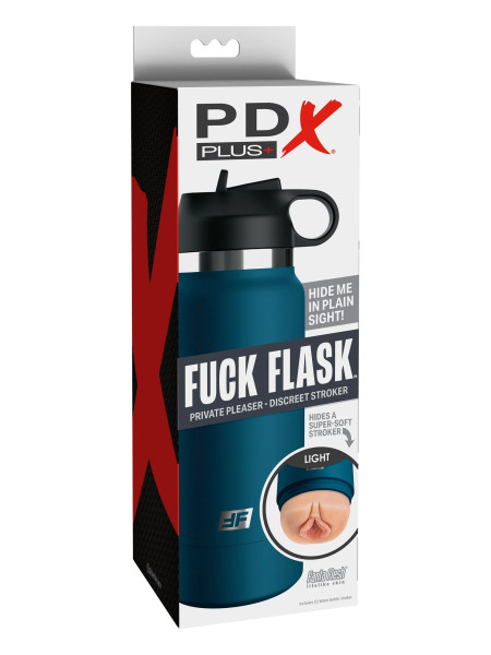 Мастурбатор FUCK FLASK, синий Pipedream, длина 23.80 см