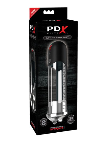 Автоматическая вакуумная помпа имитирующая минет PDX ELITE Blowjob Power Pump