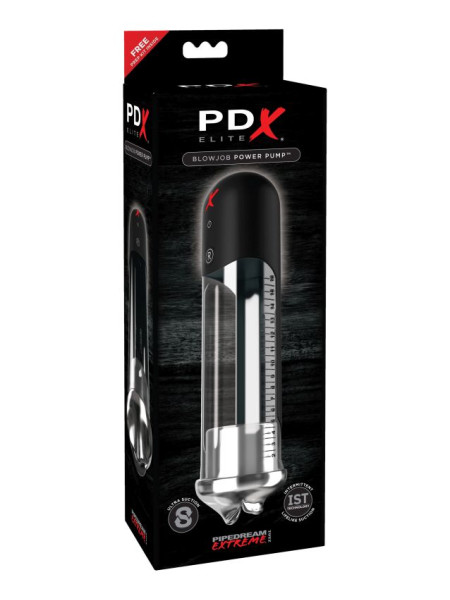 Автоматическая вакуумная помпа имитирующая минет PDX ELITE Blowjob Power Pump