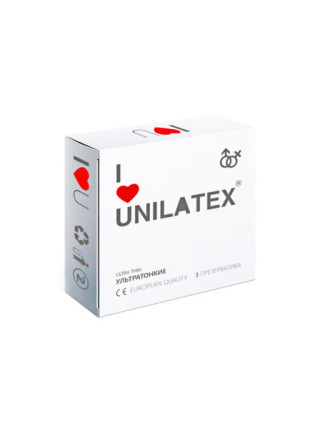 ПРЕЗЕРВАТИВЫ UNILATEX NATURAL ULTRATHIN №3 УЛЬТРАТОНКИЕ