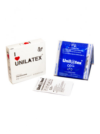 ПРЕЗЕРВАТИВЫ UNILATEX NATURAL ULTRATHIN №3 УЛЬТРАТОНКИЕ