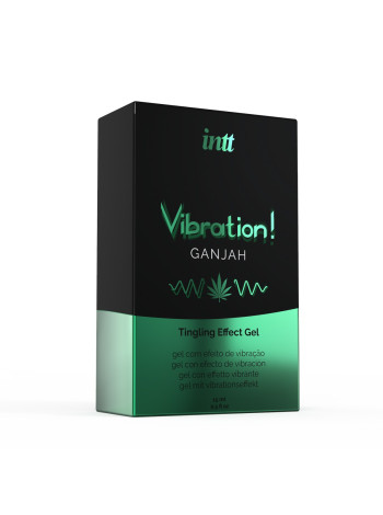 Жидкий интимный гель с эффектом вибрации Ganjah, 15 мл Intt Cosmetics