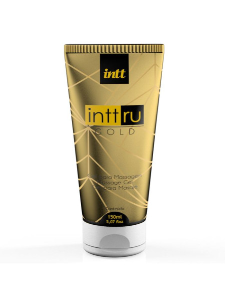 Массажный гель INTT RU, GOLD, 150 мл Intt Cosmetics, но и безопасен для проникновения