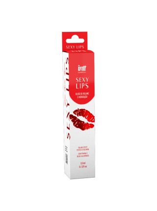 Блеск для губ SEXY LIPS, 3,5 мл Intt Cosmetics, с ароматом клубники