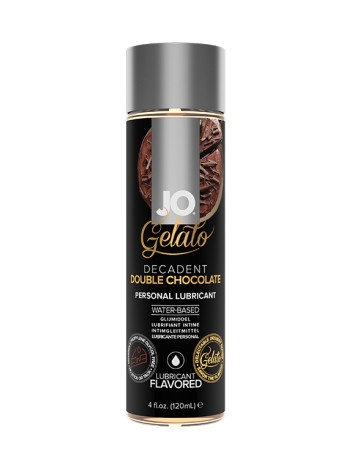 Вкусовой лубрикант "Яркий вкус двойного шоколада" / Gelato Decadent Double Chocolate 4oz - 120 мл.